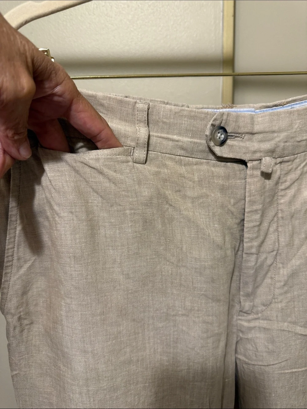 Faconnable Men's Chinos in Light Tan 35
